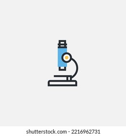 Microscope icon sign vector,Symbol, logo illustration for web and mobile