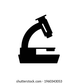 Microscope icon solid style vector for your web, mobile app logo UI design