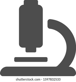microscope icon or symbol or sign