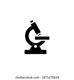 Microscope icon, Microscope symbol vector