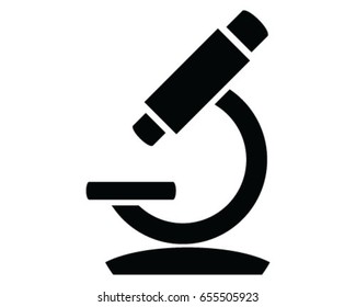 Microscope, icon, symbol, vector, illustration, wallpaper, background, isolated