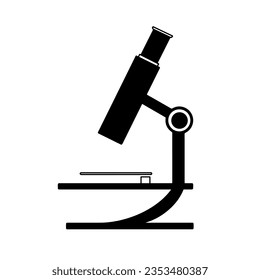 Microscope Icon, True Black Icon