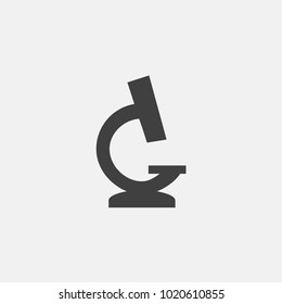 microscope icon vector.