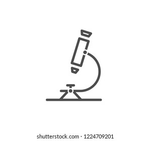 Microscope icon . Vector