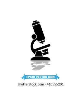 Microscope icon vector