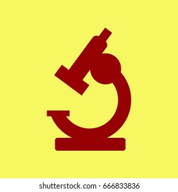 microscope icon vector