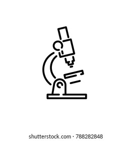 microscope icon vector