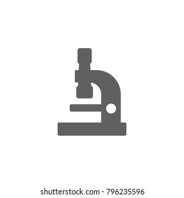 Microscope icon vector