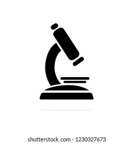 microscope icon. Vector concept illustration for design.