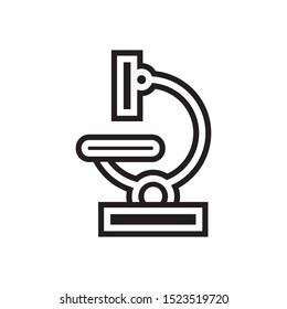 microscope icon vector design template