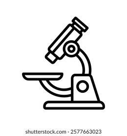 microscope icon vector design template simple and clean