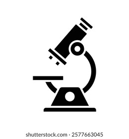 microscope icon vector design template simple and clean