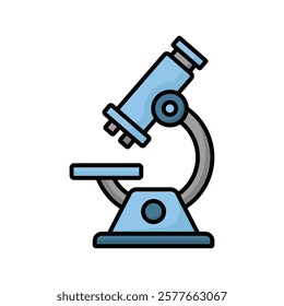 microscope icon vector design template simple and clean