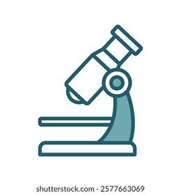 microscope icon vector design template simple and clean