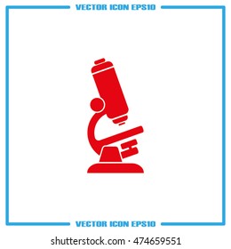 microscope icon vector eps10