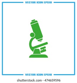 microscope icon vector eps10
