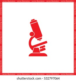 microscope icon vector eps10.