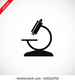 microscope icon vector, flat design best vector icon