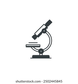 Microscope icon, Microscope vector illustration