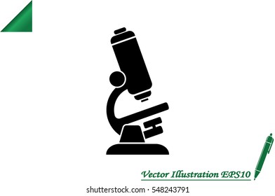 microscope icon vector illustration.