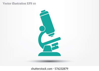 microscope icon vector illustration 