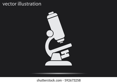 microscope icon vector illustration 