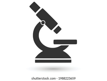 microscope icon vector illustration. EPS 10