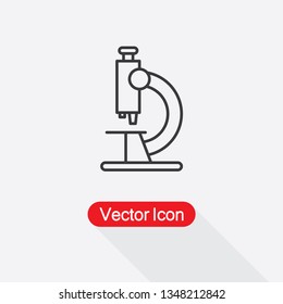 Microscope Icon Vector Illustration Eps10