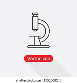 Microscope Icon Vector Illustration Eps10