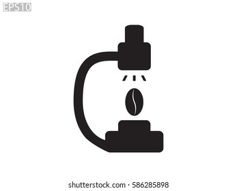 microscope icon, vector illustration eps10