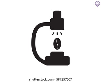 microscope icon, vector illustration eps10