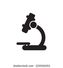 microscope icon vector illustration logo design