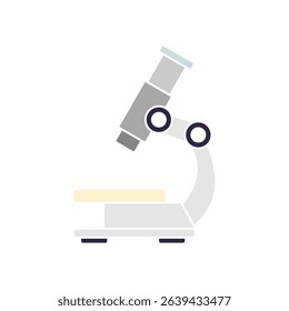 microscope icon, vector illustration, symbol, design logo template pictogram, for ui or ux isolated on white for mobile app, editable