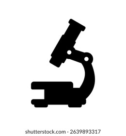 microscope icon, vector illustration, symbol, design logo template pictogram, for ui or ux isolated on white for mobile app, editable