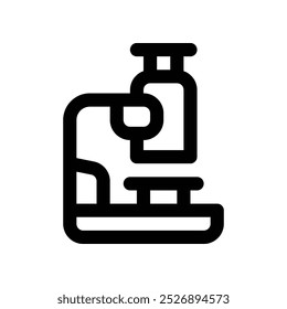 microscope icon. vector line icon for your website, mobile, presentation, and logo design.
