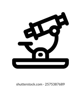 microscope icon. vector line icon for your website, mobile, presentation, and logo design.