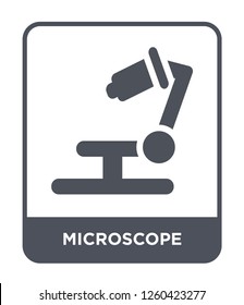 microscope icon vector on white background., microscope simple element illustration