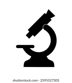 microscope icon vector on white background. research icon