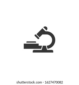 Microscope Vector Icon Microscopy Lab Icon Stock Vector (Royalty Free ...