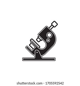 microscope icon vector simple design