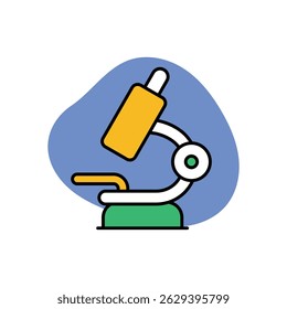 Microscope Icon vector stock illustration
