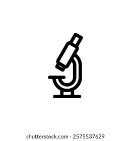 microscope icon vector template design