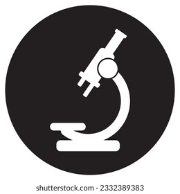 microscope icon vector template illustration logo design