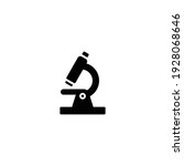 Microscope icon vector for web, computer and mobile app
