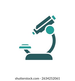 microscope icon. vector.Editable stroke.linear style sign for use web design,logo.Symbol illustration.