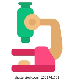 Microscope icon for web, app, infographic, etc