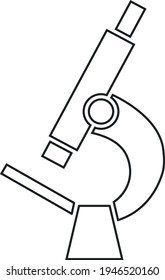 Microscope icon zoom vector illustration