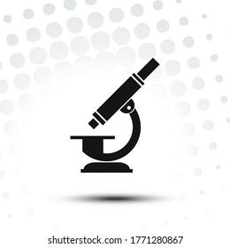 Microscope icon,laboratory equipment,vector illustration microscope