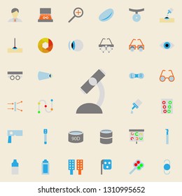microscope illustration icon. optometry icons universal set for web and mobile