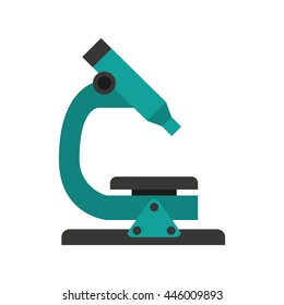 microscope isolated icon design, vector illustration  graphic 